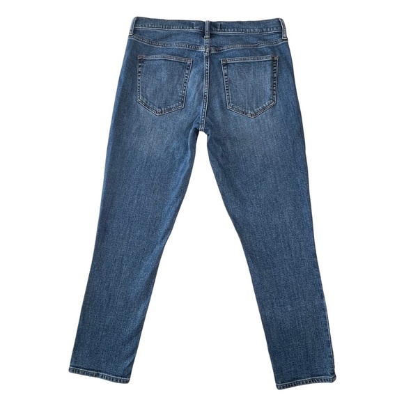 GAP Jeans AUTHENTIC 1969 Stud Best Girlfriend Y2K Star Ankle Dark Indigo Blue 30 - Picture 5 of 17